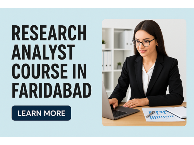 Research Analyst Course in Faridabad