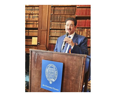 Dr. Sandeep Marwah Delivers Inspirational Address at the Iconic Oxford