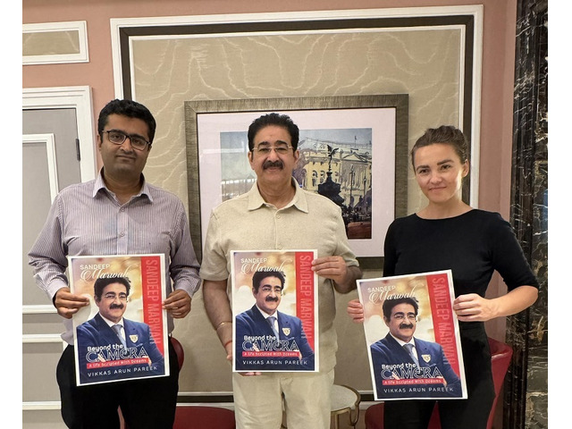 Cover of “Beyond the Camera – A Life Scripted with Dreams” Unveiled