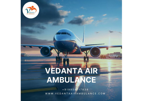 Matchless Air Ambulance in Delhi given by Vedanta 24/7