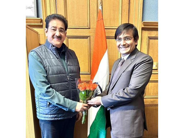 Sandeep Marwah Visits Consulate General of India in Edinburgh
