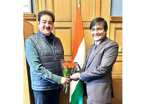 Sandeep Marwah Visits Consulate General of India in Edinburgh