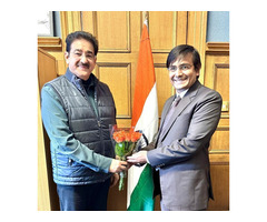 Sandeep Marwah Visits Consulate General of India in Edinburgh
