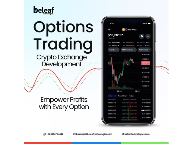 All-in-One Crypto Options Exchange Development - Beleaf Technologies