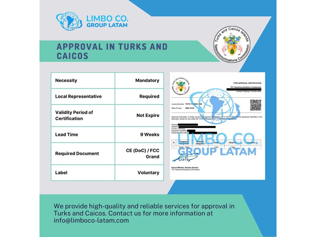 Type Approval in Turks and Caicos