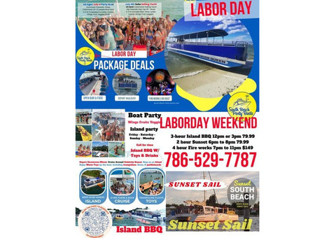 Labor Day Weekend in Miami Yacht Party, Party bus