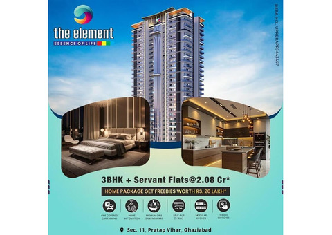 The Element | 3 BHK premium flats in Siddharth Vihar