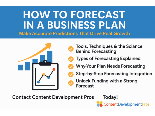 How to Forecast in a Business Plan — The Right Way