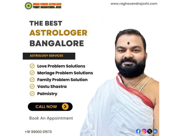 Best Astrologer in Bangalore—Raghavendrajoshi.com