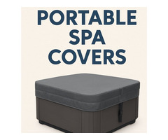 Portable spa covers
