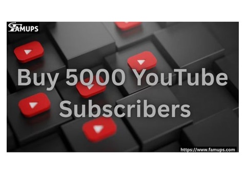 Achieve Channel Growth with Buy 5000 YouTube Subscribers