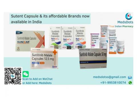Sunitinib Price India | Buy Indian Sunitinib Capsules