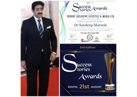 Success Stories Awards 2021 for Sandeep Marwah