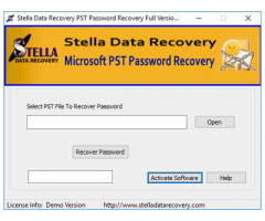 Outlook pst password recovery software