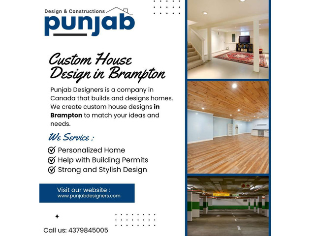 Custom House Design in Brampton – Punjab Designers - 1/1
