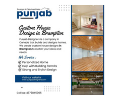 Custom House Design in Brampton – Punjab Designers