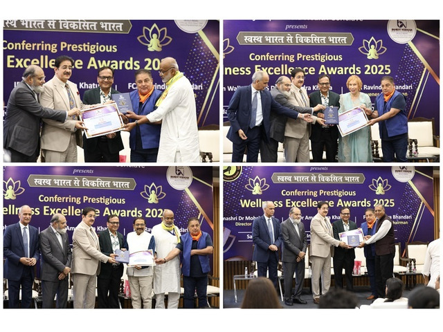 Dr. Sandeep Marwah Presents Health & Wellness Excellence Awards