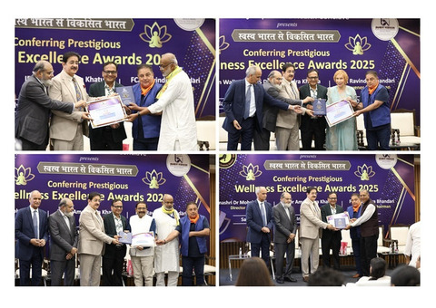 Dr. Sandeep Marwah Presents Health & Wellness Excellence Awards