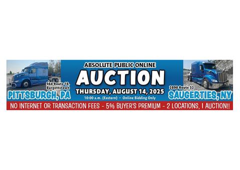 Trucks Auction Saugerties, NY August 2025 – Quality Deals Await