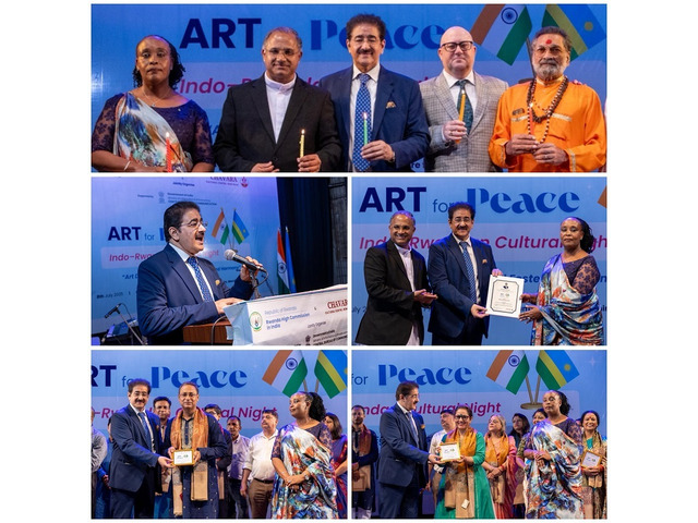 Dr. Sandeep Marwah Speaks at Art for Peace – A Cultural Evening from