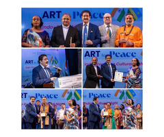 Dr. Sandeep Marwah Speaks at Art for Peace – A Cultural Evening from
