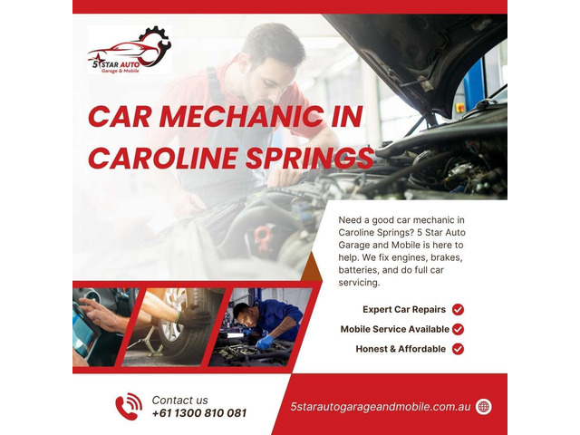 Professional Car Mechanic in Caroline Springs