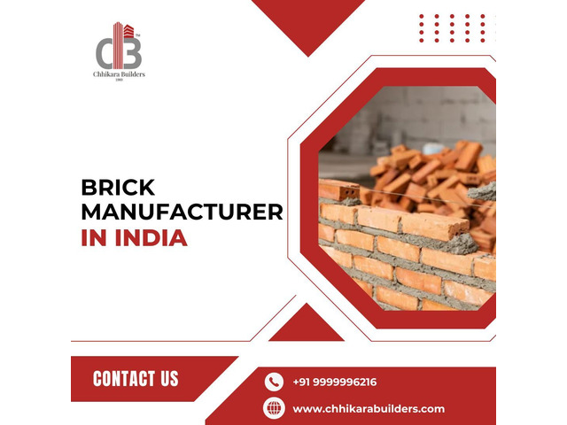 Explore the Best Brick Manufacturer in India Today