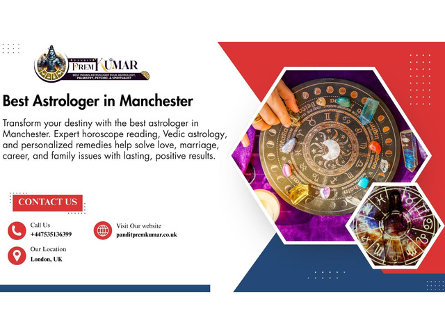Best Astrologer in Manchester – Trusted Horoscope Consultant