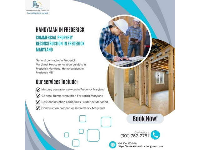 General home renovation Frederick Maryland | Samuel Construction Group