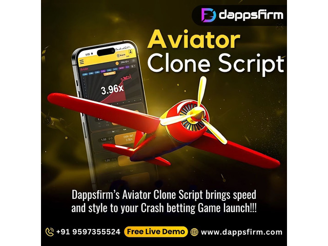 Build the Next Big Crash Game Brand with Aviator Clone Software