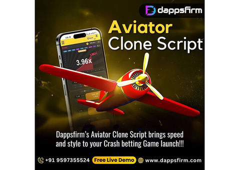 Build the Next Big Crash Game Brand with Aviator Clone Software