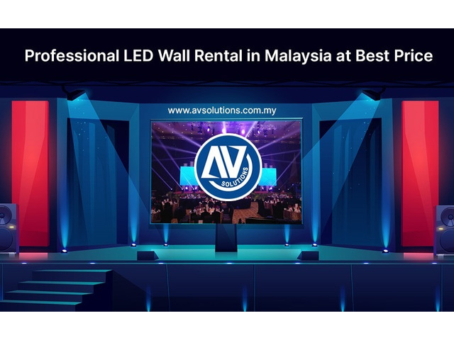 Professional LED Wall Rental in Malaysia at Best Price