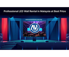 Professional LED Wall Rental in Malaysia at Best Price