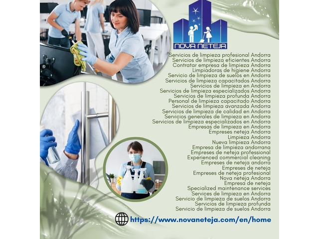 Teva Empresa de neteja de Confianza en Andorra