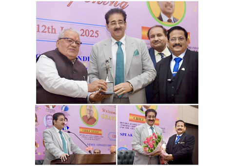Dr. Sandeep Marwah Speaks on the Rising Indian Economy at New Delhi