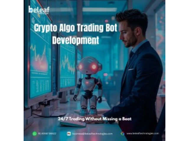 Custom Crypto Algo Trading Bot Development - Beleaf Technologies