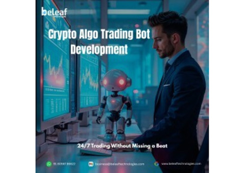 Custom Crypto Algo Trading Bot Development - Beleaf Technologies