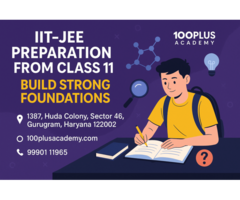 IIT-JEE Preparation From Class 11 | Build Strong Foundations