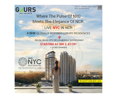 4 BHK Flat in Ghaziabad - Gaur NYC Residence