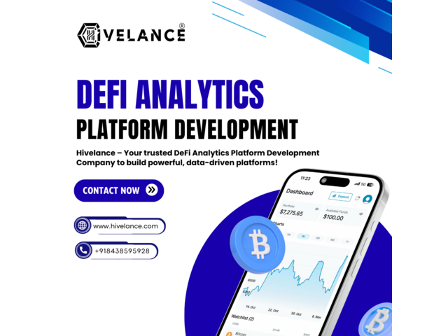 Custom DeFi Analytics Platform Development Services at Affordable Cost