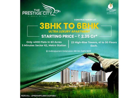 3 BHK Flat in Indirapuram Extension - The Prestige City