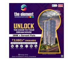 3 BHK Apartment in Siddharth Vihar, Ghaziabad - The Element