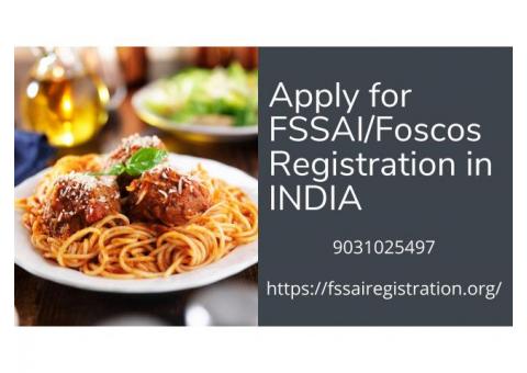 APPLY FOR FSSAI/FOSCOS REGISTRATION IN INDIA
