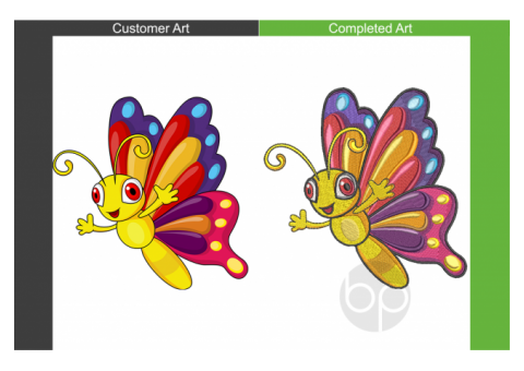 High Quality Embroidery Digitizing Service- BitsnPixs