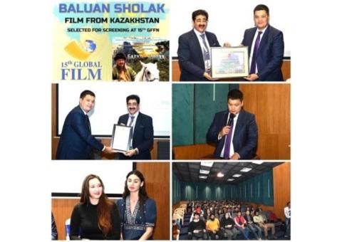 Baluan Sholak  from Kazakhstan Presented with Award of Distinction