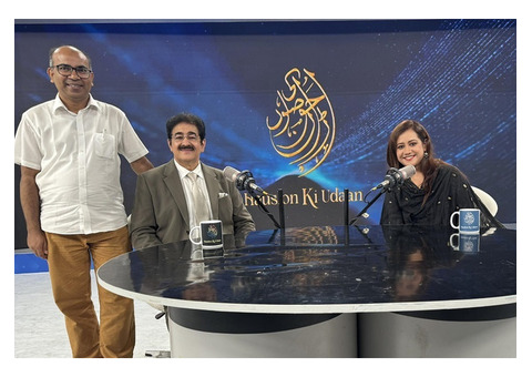 Dr. Sandeep Marwah Invited by Doordarshan Urdu for Inspirational
