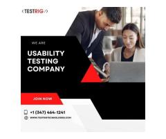 Usability Testing Services Providing Company - Testrig Technologies