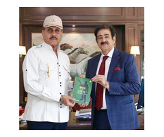 Gen. Ajay Kumar Singh Visits Marwah Studios, Presents His Book