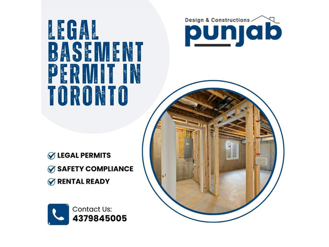 Legal Basement Permit Services In Toronto – Punjab Designers