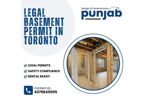 Legal Basement Permit Services In Toronto – Punjab Designers